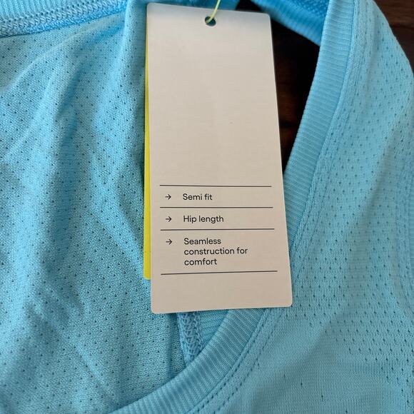 All In Motion Women's XS Athletic Racerback Tank Top Blue Seamless NEW - Picture 4 of 12